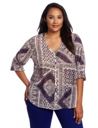 Lucky Brand Women's Plus-Size Tonga Bandana Top Lucky Brand Women's Plus-Size Tonga Bandana Top