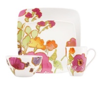 Lenox Floral Fusion Square 4-Piece Place Setting Lenox Floral Fusion Square 4-Piece Place Setting