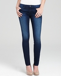 These J Brand skinny jeans flaunt a hip-hugging rise and perfectly faded wash. These J Brand skinny jeans flaunt a hip-hugging rise and perfectly faded wash.