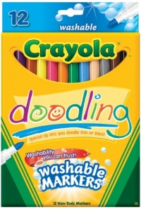 Crayola Doodling Fineline Washable Markers Crayola Doodling Fineline Washable Markers
