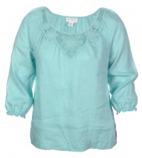 Charter Club Women's Magnolia Grove Linen Blouse Charter Club Women's Magnolia Grove Linen Blouse