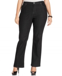 Style&co.'s classic five-pocket plus size jeans feature the perfect touch of stretch for all day comfort. Style&co.'s classic five-pocket plus size jeans feature the perfect touch of stretch for all day comfort.
