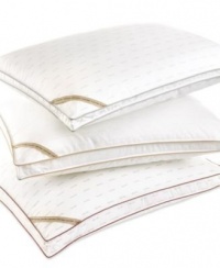 Calvin Klein, Signature Down Alternative Density King Extra Firm Pillow, WHITE Calvin Klein, Signature Down Alternative Density King Extra Firm Pillow, WHITE