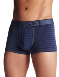 Diesel Men's Divine Underdenim Striped Boxer Trunk