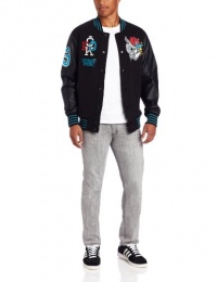 ecko unltd. Men's Component Fleece Varsity Jacket ecko unltd. Men's Component Fleece Varsity Jacket