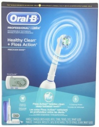 Oral-B Professional Healthy Clean + Floss Action Precision 5000 Rechargeable Electric Toothbrush 1 Count Oral-B Professional Healthy Clean + Floss Action Precision 5000 Rechargeable Electric Toothbrush 1 Count