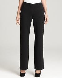 A hassle-free approach to everyday dressing, these Eileen Fisher pants flaunt an easy wide-leg silhouette and a hint of stretch for an effortless fit. A hassle-free approach to everyday dressing, these Eileen Fisher pants flaunt an easy wide-leg silhouette and a hint of stretch for an effortless fit.