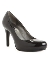 Treat yourself to the easiness of the Eladia pumps by Bandolino. Comfortable and chic with a high-shine patent finish, they dress up any look. Treat yourself to the easiness of the Eladia pumps by Bandolino. Comfortable and chic with a high-shine patent finish, they dress up any look.