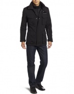 Marc New York by Andrew Marc Men's Melrose Matte Oxford Field Jacket