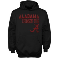 NCAA Alabama Crimson Tide Youth Black Stacked Hoodie Sweatshirt NCAA Alabama Crimson Tide Youth Black Stacked Hoodie Sweatshirt