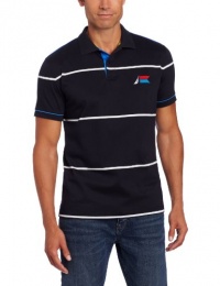 Nautica Men's Short Sleeve Wide Stripe Polo Nautica Men's Short Sleeve Wide Stripe Polo