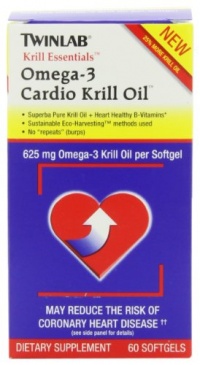 Twinlabs Cardio Krill Oil, 60 Softgels