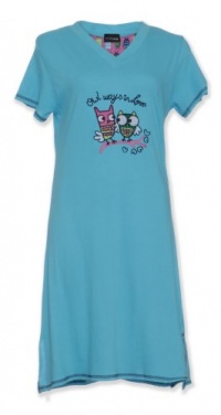 Rampage Owl-Ways Love You Embroidered Cotton Sleepshirt (Small-3X)