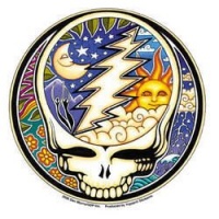 Dan Morris - Grateful Dead Night and Day Steal Your Face - Sticker / Decal Dan Morris - Grateful Dead Night and Day Steal Your Face - Sticker / Decal