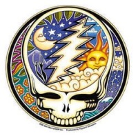 Dan Morris - Grateful Dead Night and Day Steal Your Face - Sticker / Decal