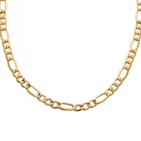 Klassics Men's 10k Yellow Gold 7mm Figaro Chain, 22 Klassics Men's 10k Yellow Gold 7mm Figaro Chain, 22