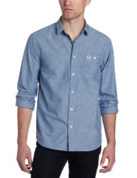 Fred Perry Men's Bleached Chambray Shirt Fred Perry Men's Bleached Chambray Shirt