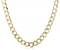 Men's 14k Yellow Gold 5.9mm Cuban Chain Necklace, 22 Men's 14k Yellow Gold 5.9mm Cuban Chain Necklace, 22