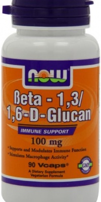 NOW Foods Beta 1,3/ 1,6-D-Glucan, 90 Capsules,100mg