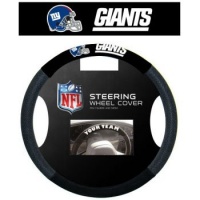 NFL New York Giants Poly-Suede Steering Wheel Cover