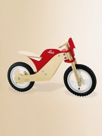An adorable gift will delight little ones, moms and dads alike with an old-fashioned charm courtesy of Sevi, Europe's oldest wood toy company. Cute little push-trike teaches balance and features all-wood construction with rubber wheel grips and a wide steering radius. Two-wheel design Adjustable seat Wrench, screws and assembly instructions included Ages three and up 33W X 21H X 15D Imported An adorable gift will delight little ones, moms and dads alike with an old-fashioned charm courtesy of Sevi, Europe's oldest wood toy company. Cute little push-trike teaches balance and features all-wood construction with rubber wheel grips and a wide steering radius. Two-wheel design Adjustable seat Wrench, screws and assembly instructions included Ages three and up 33W X 21H X 15D Imported