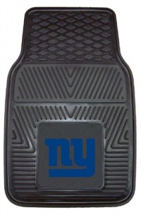 FANMATS 8772 NFL New York Giants Front Heavy Duty Vinyl Car Mat - 2 Pieces FANMATS 8772 NFL New York Giants Front Heavy Duty Vinyl Car Mat - 2 Pieces