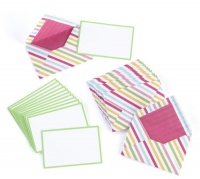 Martha Stewart Crafts Modern Festive Striped Card and Envelope Set Martha Stewart Crafts Modern Festive Striped Card and Envelope Set