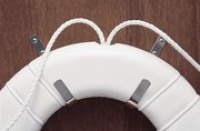 Taylor Made Products Stainless Steel Life Ring Holder (J-Hooks) Taylor Made Products Stainless Steel Life Ring Holder (J-Hooks)