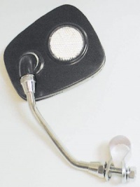 Sunlite Deluxe Bicycle Mirror with White Reflector Sunlite Deluxe Bicycle Mirror with White Reflector