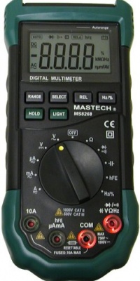 MASTECH AC/DC Auto/Manual Range Digital Multimeter, MS8268 MASTECH AC/DC Auto/Manual Range Digital Multimeter, MS8268
