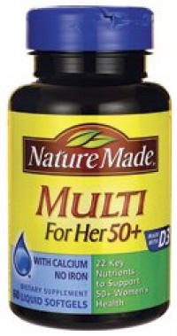 Nature Made Multi for Her 50+ Softgels, 60 ct Nature Made Multi for Her 50+ Softgels, 60 ct