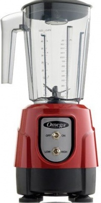 Omega BL330R 1-HP Blender, 48-Ounce Tritan Copolyester Container, Red Omega BL330R 1-HP Blender, 48-Ounce Tritan Copolyester Container, Red