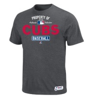 MLB Chicago Cubs T-Shirt, Grey MLB Chicago Cubs T-Shirt, Grey