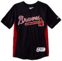 MLB Atlanta Braves Authentic Cool Base Batting Practice Jersey, Navy/Red MLB Atlanta Braves Authentic Cool Base Batting Practice Jersey, Navy/Red