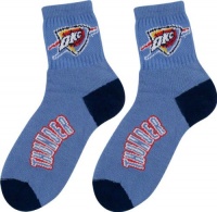 Oklahoma City Thunder Team Logo Quarter Sock Oklahoma City Thunder Team Logo Quarter Sock