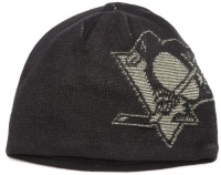 NHL Game Day Reversible Knit Hat, Pittsburgh Penguins, One Size Fits All NHL Game Day Reversible Knit Hat, Pittsburgh Penguins, One Size Fits All