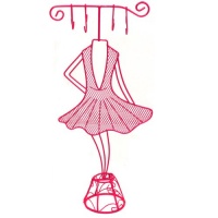 Jewelry Stand Ballerina Organizer Necklaces Bracelets Rings Pink Jewelry Stand Ballerina Organizer Necklaces Bracelets Rings Pink