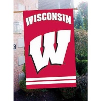 Wisconsin Badgers Applique Banner Flags from Party Animal Wisconsin Badgers Applique Banner Flags from Party Animal