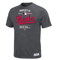 MLB Cincinnati Reds T-Shirt, Grey MLB Cincinnati Reds T-Shirt, Grey