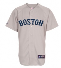 MLB Youth Boston Red Sox Road Replica Jersey By Majestic (Road Gray, Large) MLB Youth Boston Red Sox Road Replica Jersey By Majestic (Road Gray, Large)