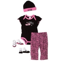 Baby Essentials Little Diva 5 Piece Layette Gift Set, Assorted, 3-6 Months Baby Essentials Little Diva 5 Piece Layette Gift Set, Assorted, 3-6 Months