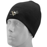 NHL Pittsburgh Penguins Basic Cuffless Knit Beanie, One Size NHL Pittsburgh Penguins Basic Cuffless Knit Beanie, One Size