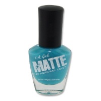 L.A. Girl Matte Flat Finish Nail Lacquer Polish Matte Sky Blue NL541 L.A. Girl Matte Flat Finish Nail Lacquer Polish Matte Sky Blue NL541