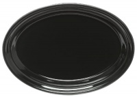 Fiesta 9-5/8-Inch Oval Platter, Black Fiesta 9-5/8-Inch Oval Platter, Black