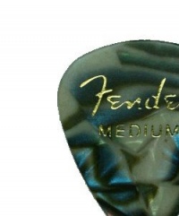 Fender 351 Premium Celluloid Guitar Picks, 12 Pack, Abalone, Medium Fender 351 Premium Celluloid Guitar Picks, 12 Pack, Abalone, Medium