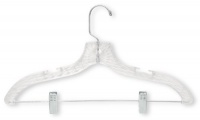 Honey-Can-Do HNG-01437 Crystal Suit Hanger with Clips, 6-Pack Honey-Can-Do HNG-01437 Crystal Suit Hanger with Clips, 6-Pack