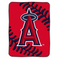 MLB Los Angeles Angels 60-Inch-by-80-Inch Raschel Plush Blanket Big Stitching Design MLB Los Angeles Angels 60-Inch-by-80-Inch Raschel Plush Blanket Big Stitching Design