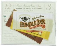 BumbleBar Gluten Free Junior Variety Pack, 0.65-Ounce Bars (Pack of 12) BumbleBar Gluten Free Junior Variety Pack, 0.65-Ounce Bars (Pack of 12)