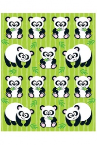 Pandas Shape Stickers; 84 per Pack; Multi-Colored; no. CD-168021 Pandas Shape Stickers; 84 per Pack; Multi-Colored; no. CD-168021