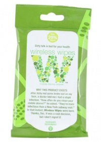 Pouch of Wireless Wipes Rosemary Peppermint Scent Pouch of Wireless Wipes Rosemary Peppermint Scent